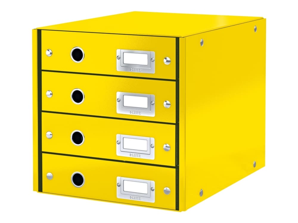Laatikostokaappi Click & Store 4skuf.WOWyellow