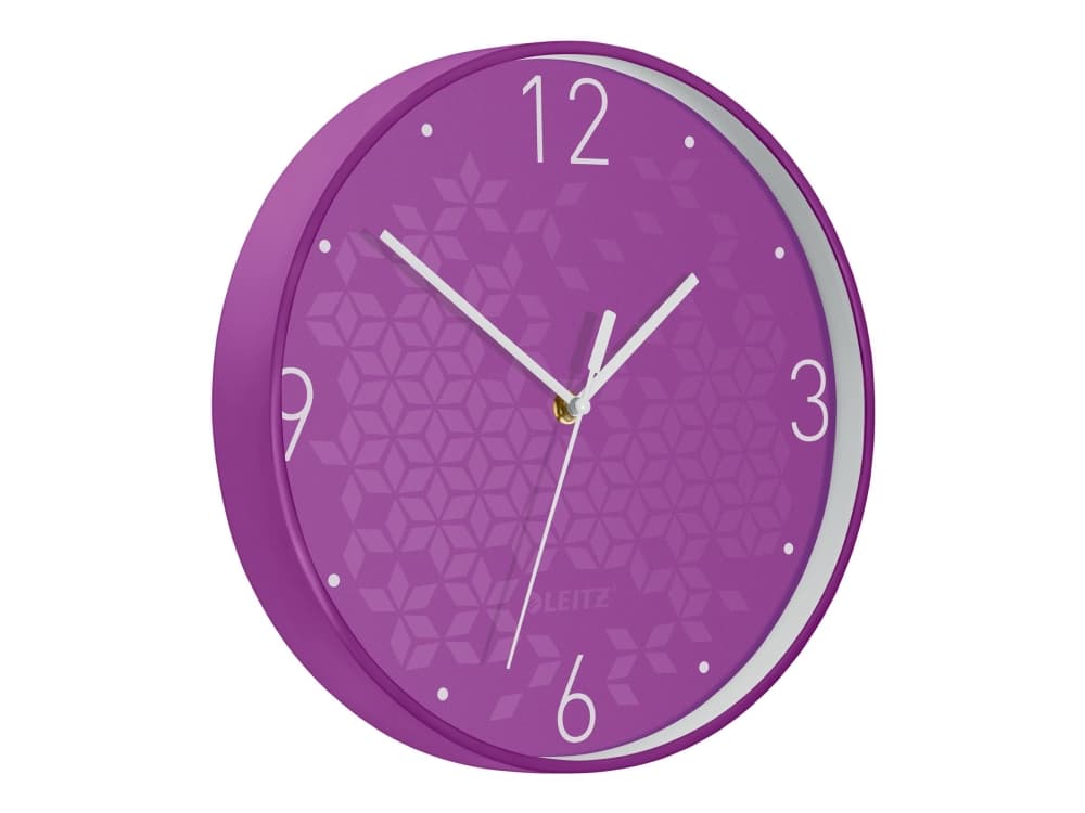 Seinäkello Leitz WOW violetti