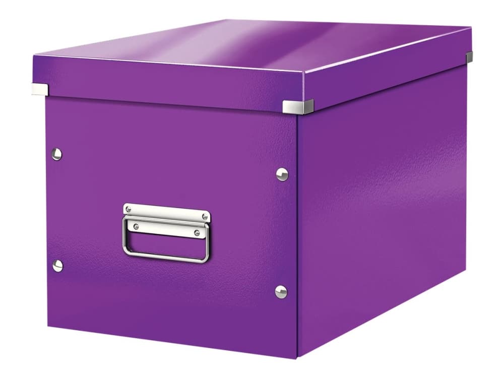 Tiedostolaatikko Click & Store Cube Suuri violetti