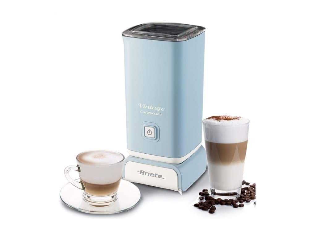 Ariete 2878/05, Automaattinen maidonvaahdotin/-lämmitin, Vaaleansininen, 250 ml, 0,25 L, 0,14 L, Kuuma ja kylmä