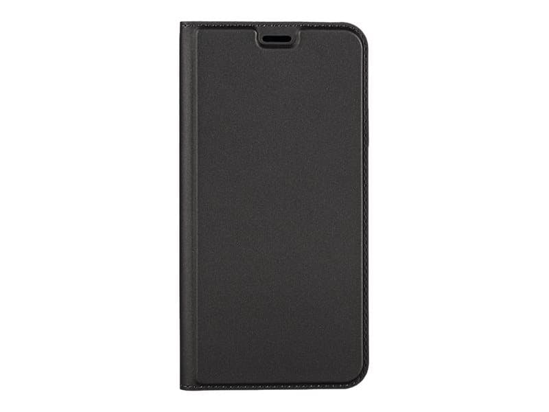X-Shield - Kääntyvä suojakotelo matkapuhelimelle - polyuretaaninahka - musta - Apple iPhone 11 Pro Max -puhelimille