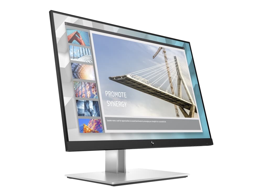 HP E24i G4 - E-sarja - LED-näyttö - 24 - 1920 x 1200 WUXGA @ 60 Hz - IPS - 250 cd/m² - 1000:1 - 5 ms - HDMI, VGA, DisplayPort - musta - musta