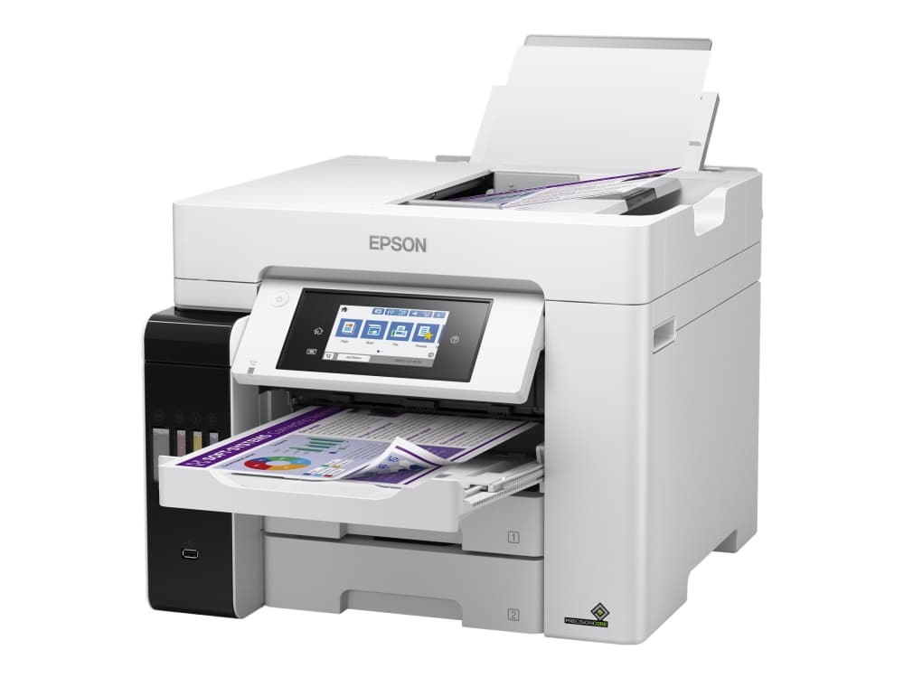 Epson EcoTank L6580, Mustesuihku, Väritulostus, 4800 x 22400 DPI, A4, Suoratulostus, Musta, Valkoinen