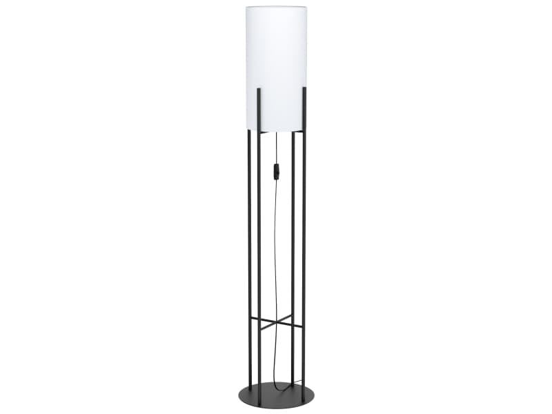 EGLO Glastonbury, Musta, Valkoinen, E27, 1 lamppu(a), 220-240 V, 50 - 60 Hz