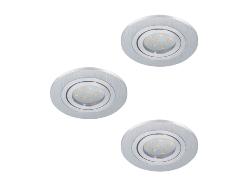 EGLO AREITIO, Syvennysspottivalo, GU10, 1 lamppu(a), LED, 3000 K, Alumiini