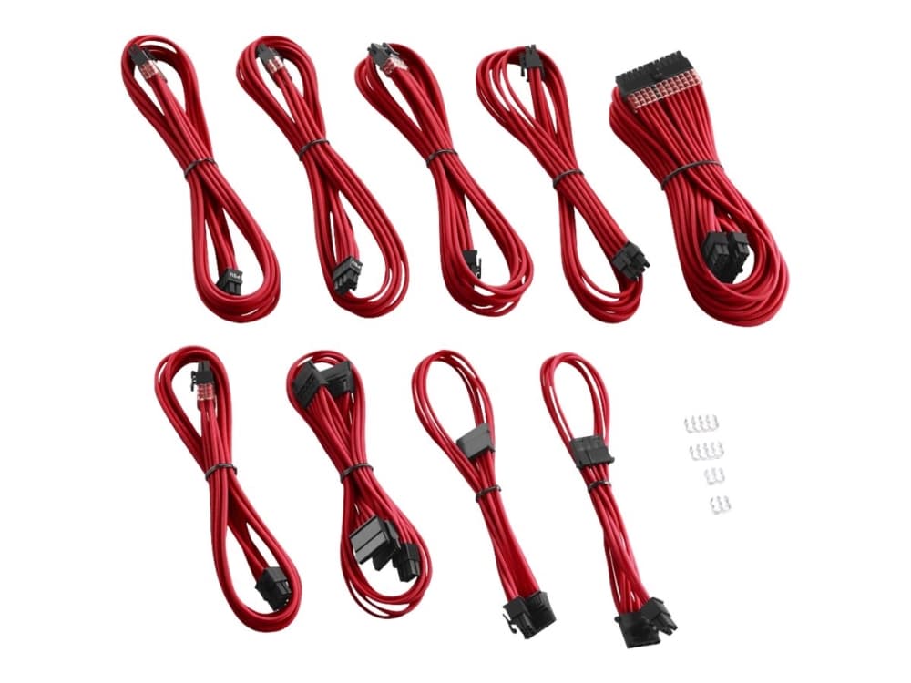 Cablemod CM-PRTS-FKIT-NKR-R, Punainen, 260 mm, 180 mm, 65 mm, 1,1 kg, Laatikko