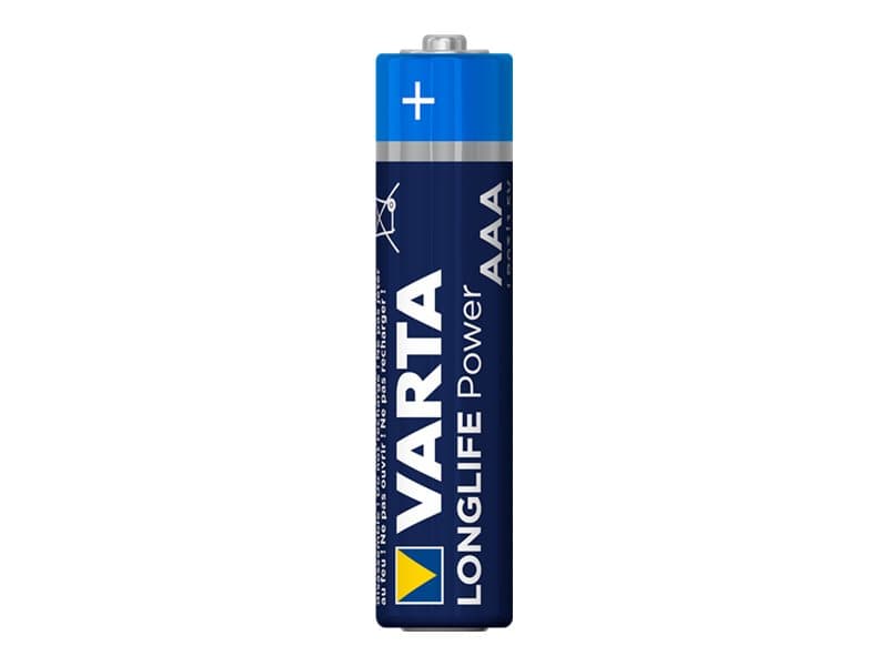 Varta Longlife Power AAA, Kertakäyttöinen akku, AAA, Alkali, 1,5 V, 40 kpl, 10 vuosi/vuosia