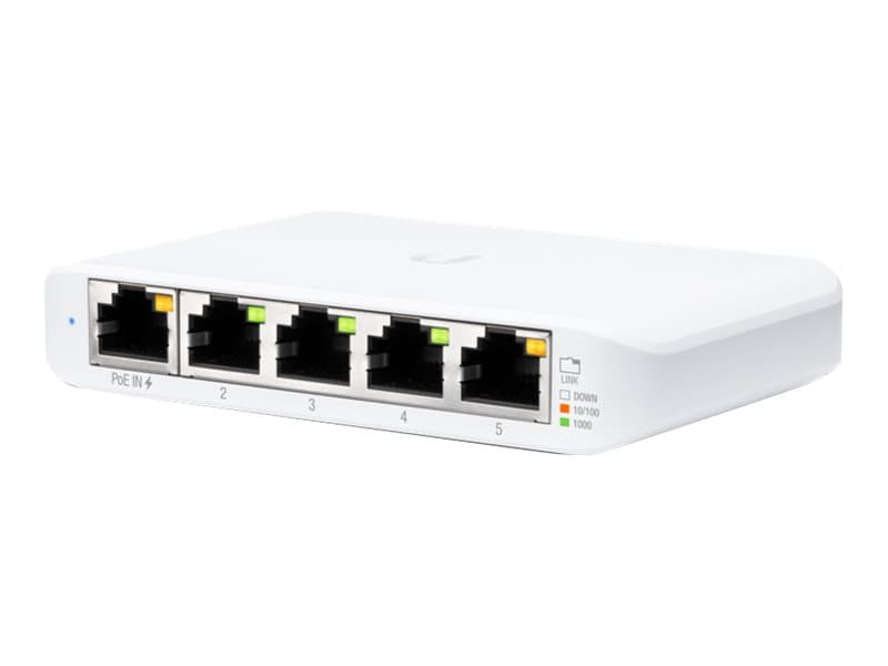 Ubiquiti UniFi Switch Flex Mini (3-pack), Hallittu, Gigabit Ethernet (10/100/1000), Power over Ethernet -tuki