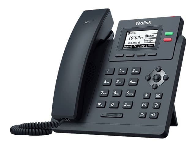 Yealink SIP-T31P, IP Phone, Harmaa, Johdollinen puhelin, 1000 entries, LCD, 5,84 cm (2.3)