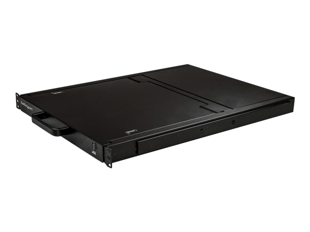 StarTech.com 8-porttinen Rackmount KVM-konsoli 6ft kaapeleilla, integroitu KVM-kytkin 17 LCD-näytöllä, täysin varusteltu 1U LCD KVM-laatikko - OSD KVM, kestävä 50,000 MTBF, USB + VGA-tuki - 17in. LCD KVM-laatikko (RKCONS1708K) - KVM-konsoli med KVM-kytkin - 8 porte - USB - 17 - rackversio - 1280 x 1024 @ 60 Hz - 250 cd/m² - 1000:1 - 5 ms - VGA - lajittelu - 1U