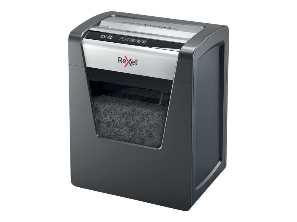 Rexel Momentum X415, Ristiinleikkaava, 4 x 40 mm, 23 L, 15 arkkia, P-4, Musta, Harmaa