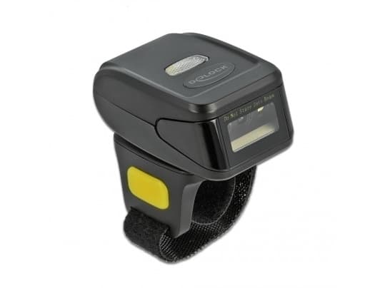 DeLOCK Ring Barcode Scanner 1D and 2D with 2.4 GHz or Bluetooth, Päälle puettava viivakoodinlukija, 1D/2D, CMOS, Codabar, Code 128, Code 39, EAN-13, EAN-8, ISBN, Interleaved 2 of 5, PDF417, Datamatriisi, Micro QR Code, MicroPDF417, QR Code, 1280 x 800 pikseliä