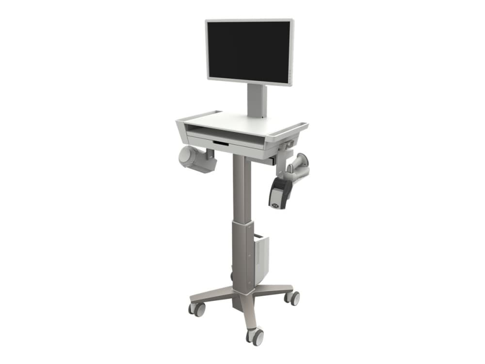 Ergotron CareFit Slim 2.0, Multimediakärry, Kulta, Valkoinen, Alumiini, Muovi, Terästä, Universaali, 14500 kg, 53,3 cm (21)
