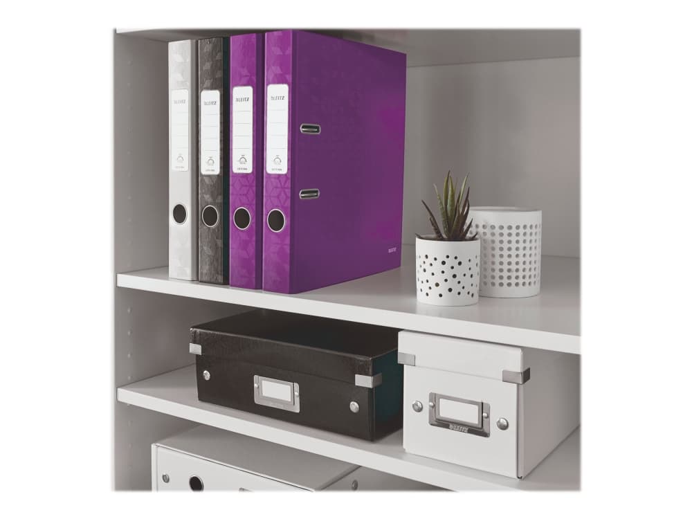Leitz WOW kartonkimappi 180° A4/50mm, A4, Kartonki, Purppura, 350 arkkia, 80 g/m², 5 cm