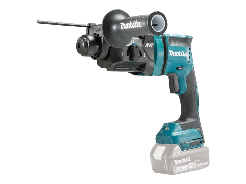 Makita DHR182Z - Pyörivä vasara - akkukäyttöinen - 3 toimintatilaa - SDS-plus 18 mm - 1,7 Joule - ei akkua - 18 V