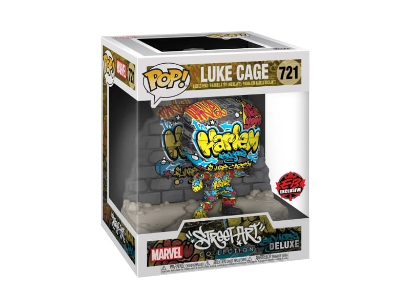 Figur Funko POP! 721 Marvel Deluxe Street Art Collection - Luke Cage (EB Exclusive)