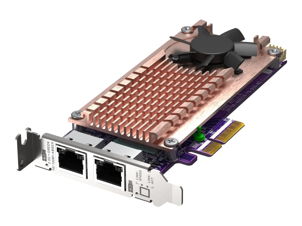 QNAP QM2-2P2G2T, Sisäinen, Langallinen, PCI Express, Ethernet, 2500 Mbit/s
