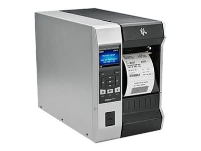 Zebra ZT610, Lämpösiirto, 203 x 203 DPI, 356 mm/s, Langallinen & langaton, Musta, Harmaa