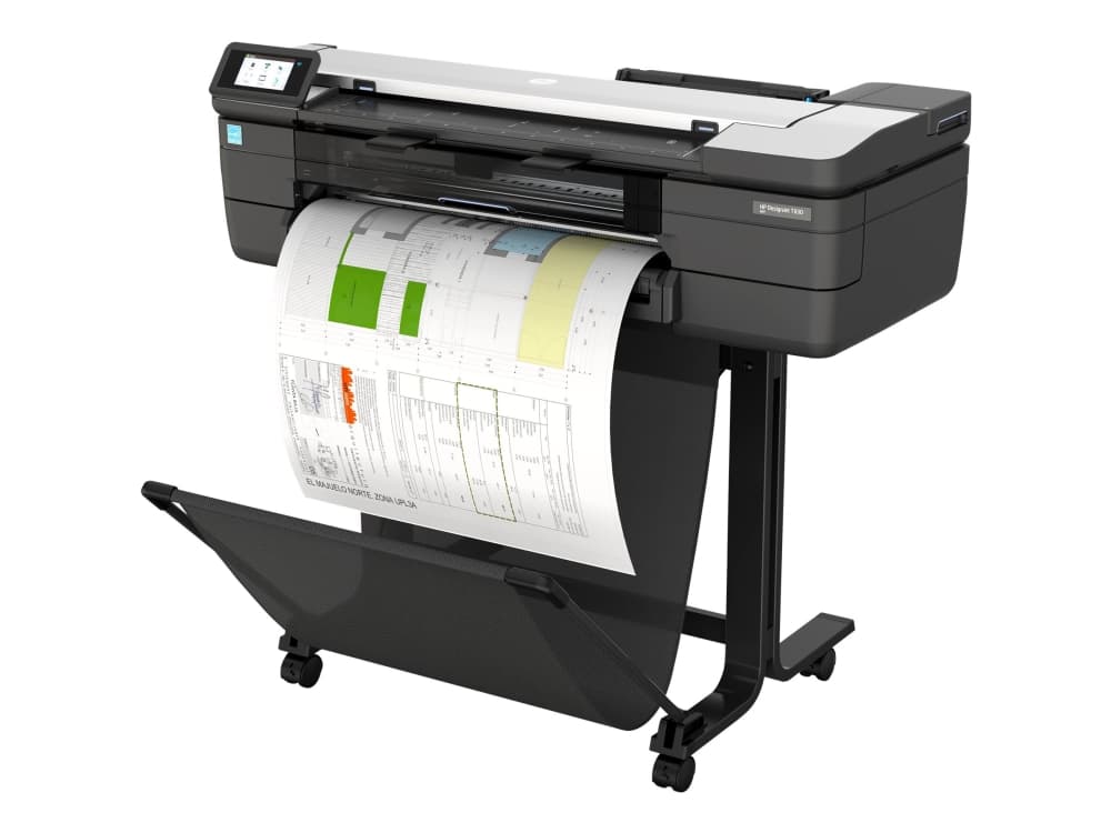 HP Designjet T830 -monitoimitulostin, 24 tuumaa, Mustesuihku, 2400 x 1200 DPI, CALS G4, HP-GL/2, HP-RTL, TIFF, URF, Syaani, Magenta, Mattamusta, Keltainen, 2400 x 1200 DPI, Värikopiointi