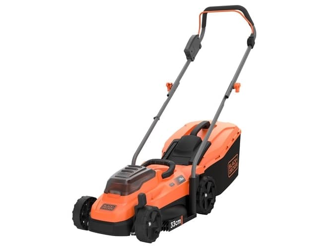 Black & Decker BCMW3318N, Työnnettävä ruohonleikkuri, 250 m², 33 cm, 2,5 cm, 6,5 cm, 35 L