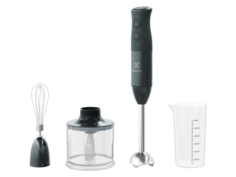 Electrolux E4HB1-6GG, Upotettava sekoitin, 1,2 m, 600 W, Musta