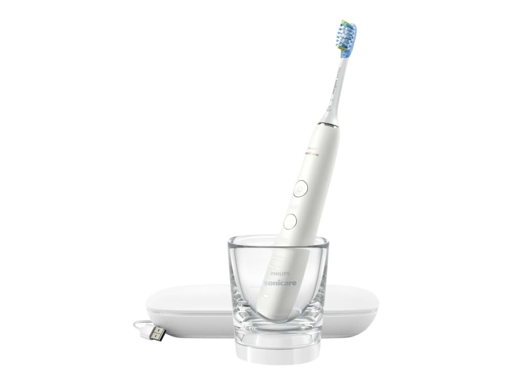 Philips Sonicare DiamondClean 9000 HX9911 - Tandbørste - trådløs - hvid