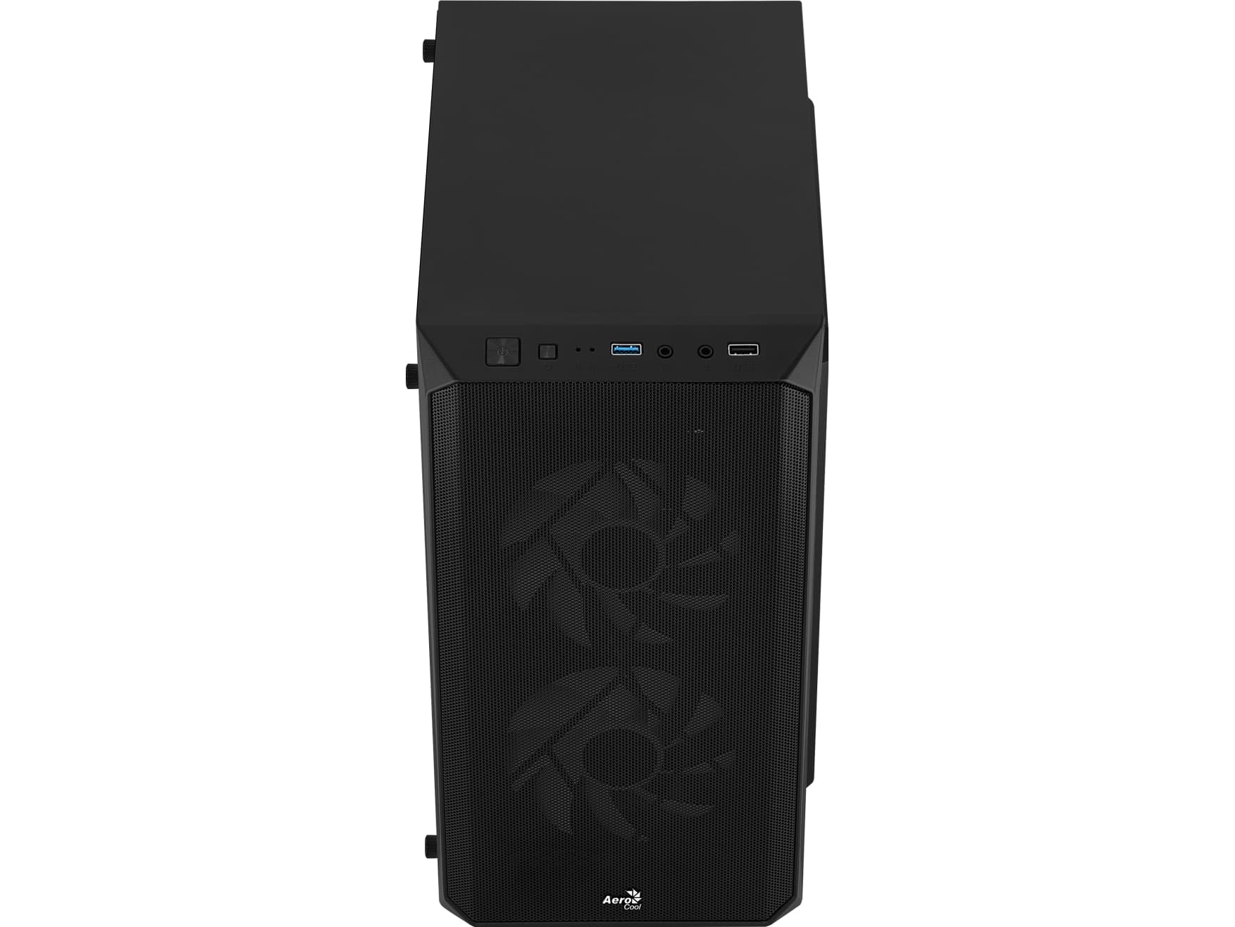 Aerocool CS107V2, Mini Tower, PC, Musta, mikro ATX, Mini-ITX, Akryylinitriilibutadieenistyreeni (ABS), SPCC, Terästä, Pelaaminen