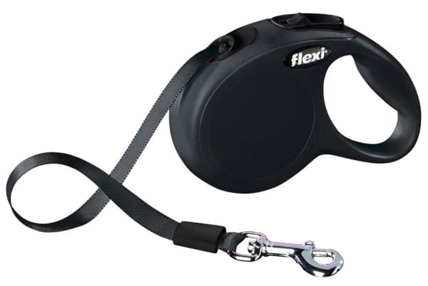 Flexi New Classic Leash automaattinen hihna XS 3m musta