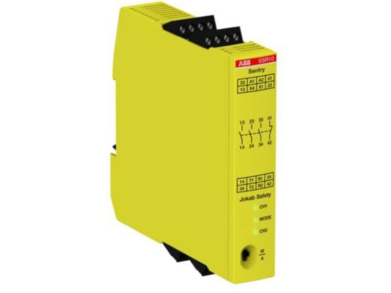 Turvarele Sentry SSR10 24VDC ABB (B x K x S) 22,5 x 120 x 120 mm 1 kpl 1 kpl