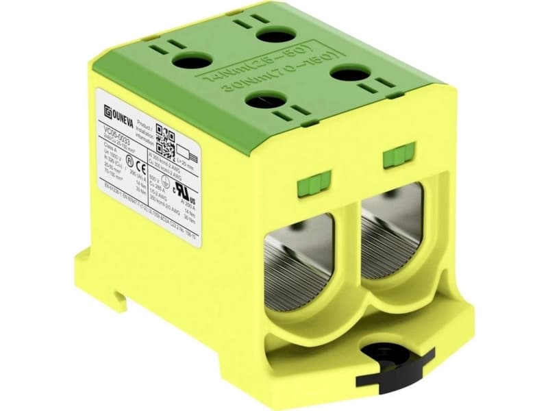 OTL-isoleret yleispuristin alumiini/kobber 2*(25-150) mm2 pe