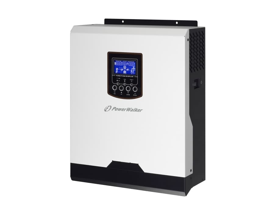 PowerWalker Inverter 3000 PWM, Interaktivt indgangsstik, 3 kVA, 3000 W, Ren sinus, 90 V, 280 V