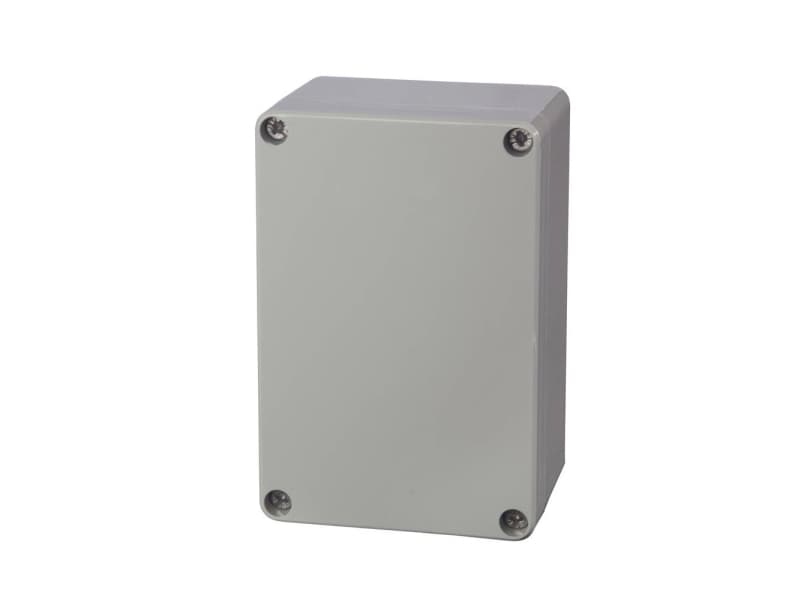 FIBOX Montageboks ABS 80 x 120 x 55 mm med gråt dæksel IP 66 og IP 67 Euronord-sarjan tuotteet