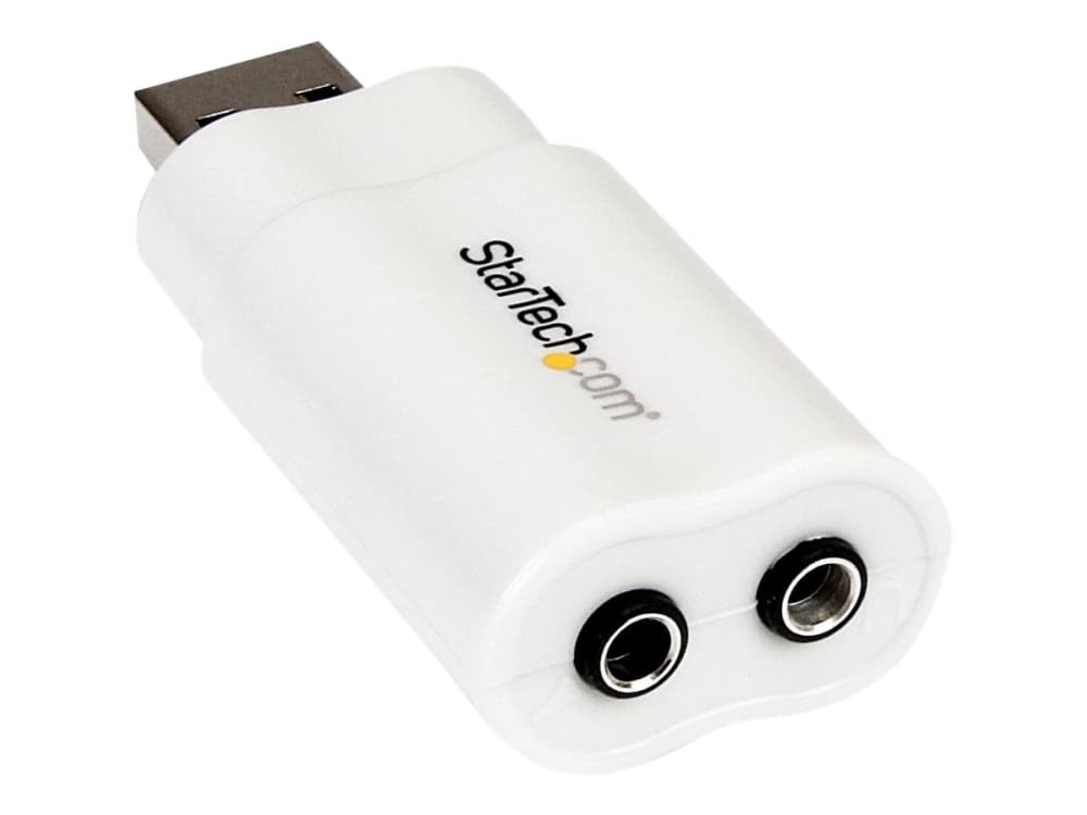 StarTech.com USB-stereoäänisovitin - USB-stereosovitin - USB-äänikortti - kannettavan tietokoneen äänikortti (ICUSBAUDIO) - Lydkortti - stereo - USB 2.0 - P/N: MU15MMS, MU6MMS varten
