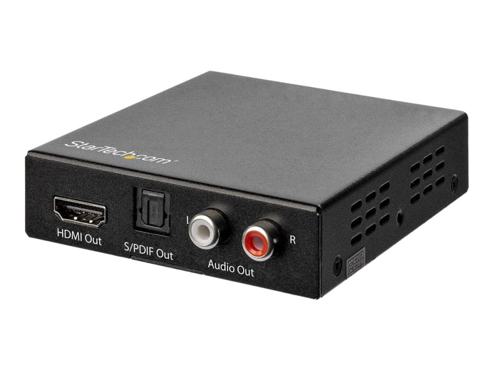 StarTech.com HD202A, Musta, 4096 x 2160 pikseliä, 1280 x 720,1920 x 1080,1920 x 1200,3840 x 2160,4096 x 2160, 60 Hz, 5.1 kanavaa, HDMI
