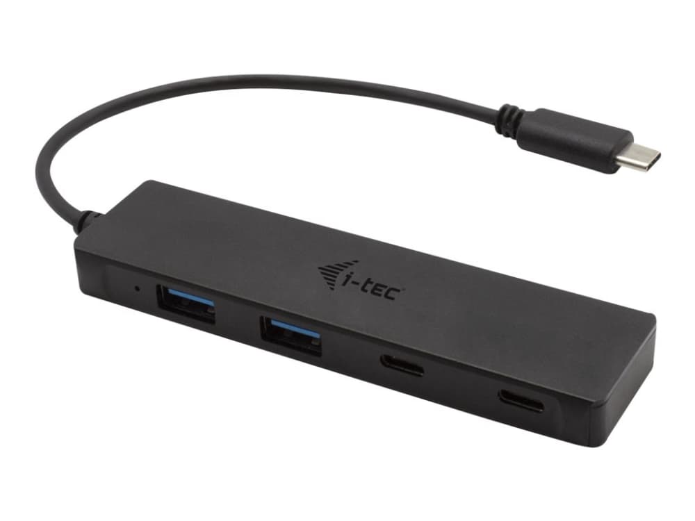 i-Tec - Keskitin - 2 x SuperSpeed USB 3.0 + 2 x USB-C 3.1 Gen 1 - pöytätietokoneet