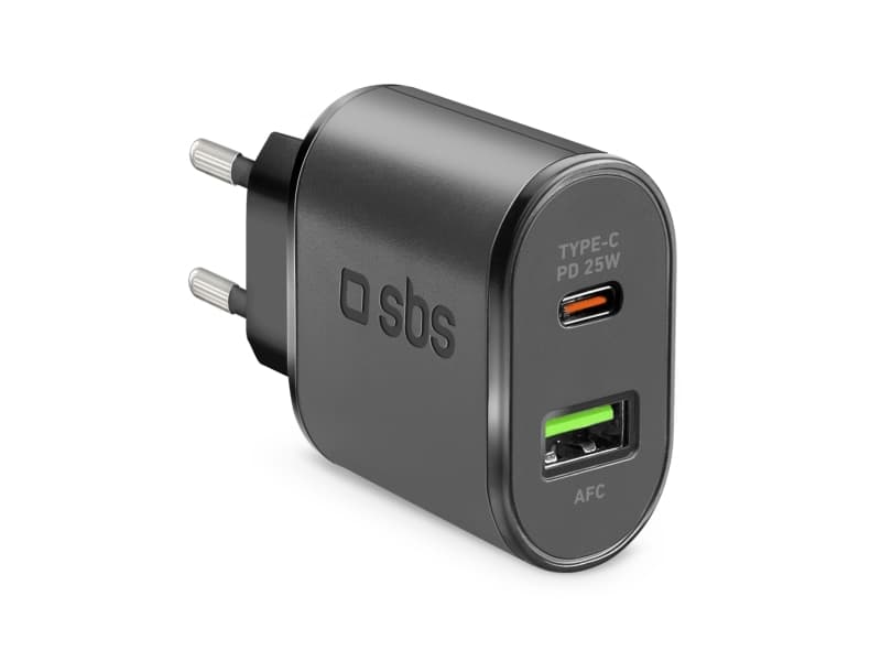 SBS TETRPD25W, Sisätila, AC, 9 V, Musta