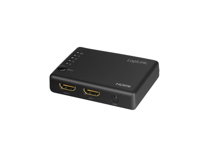LogiLink HD0036, HDMI, 4x HDMI, Sort, akryylinitriilibutadieenistyreeni, 340 MHz, DTS, DTS-HD Master Audio, Dolby Digital, Dolby TrueHD
