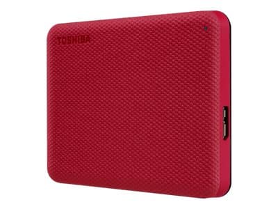 Toshiba Canvio Advance, 2000 GB, 2.5, 2.0/3.2 Gen 1 (3.1 Gen 1), Punainen