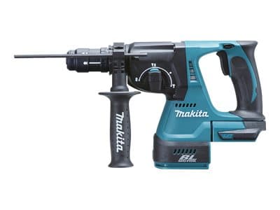 Makita DHR243 - Pyörivä vasara - akkukäyttöinen - 3 toimintatilaa - SDS-plus - 2 Joulea - ei akkua - 18 V - SOLO