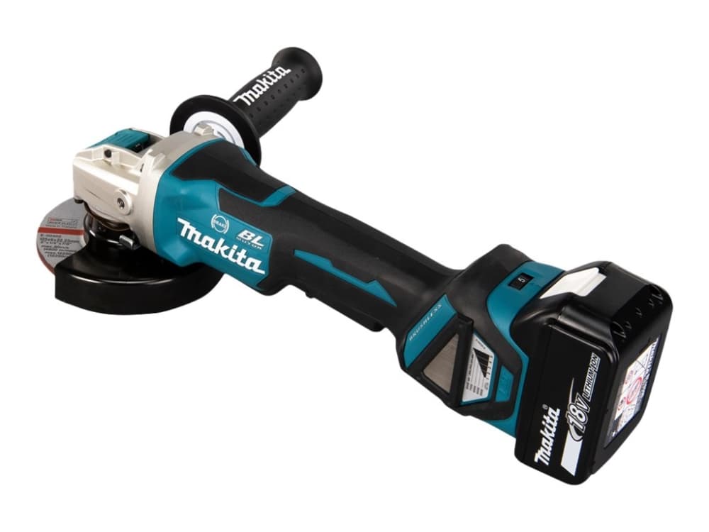 Makita DGA519RTJ - Kulmahiomakone - akkukäyttöinen - 125 mm - 2 akkua - 18 V