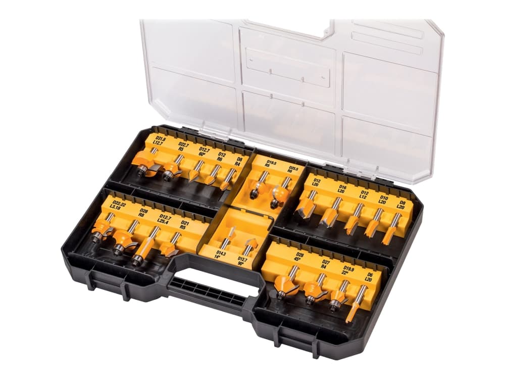 DeWALT DT90017-QZ - Jyrsinkärkisarja - 22 kpl