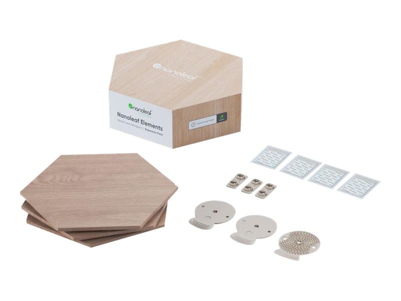 Nanoleaf Elements Wood Look Hexagons Expansion Pack - 3PK