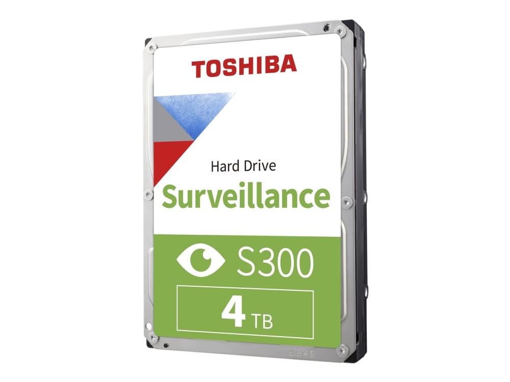 Toshiba S300 Surveillance - Kiintolevy - 4 TB - sisäinen - 3,5 - SATA 6Gb/s - 5400 rpm - puskuri: 128 MB