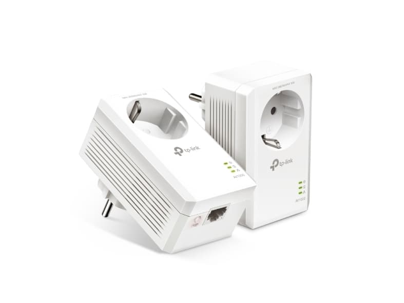 TP-Link TL-PA7019P KIT, 1000 Mbit/s, IEEE 1901, IEEE 802.3, IEEE 802.3ab, IEEE 802.3u, tyyppi E / F, Gigabit Ethernet, 10,100,1000 Mbit/s, HomePlug AV2