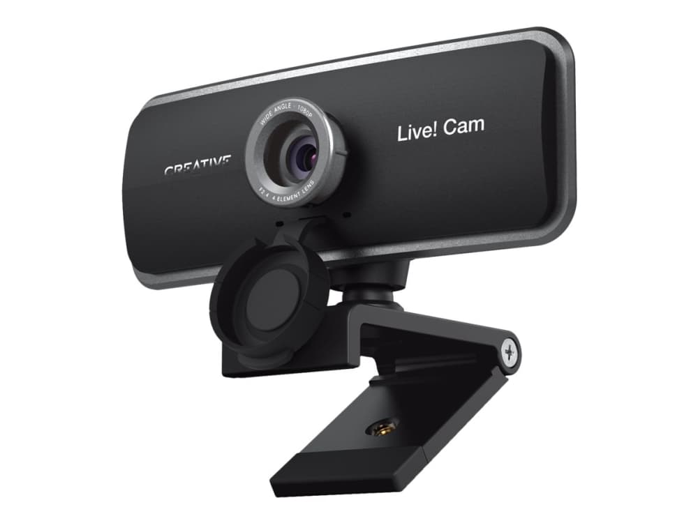 Creative Live! Cam Sync 1080p V2 - Verkkokamera - kauko-ohjain - 2 MP - 1920 x 1080 - 1080/30p, 720/30p - ääni - USB 2.0 - MJPEG, YUY2