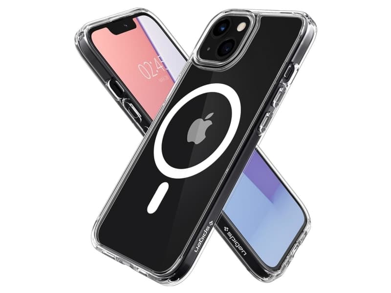 Spigen ACS03322, Suojus, Apple, iPhone 13 Mini, 13,7 cm (5.4), Läpinäkyvä, Valkoinen