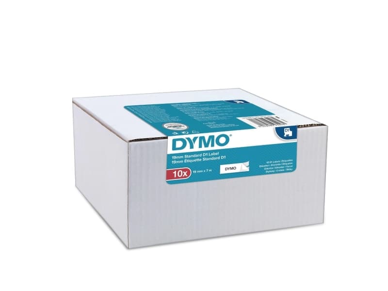 DYMO Value Pack, Valkoinen, Itse kiinnittyvä tulostintarra, DP1, Irroitettava, LabelPoint 350, LabelManager 350D, LabelManager 360D, LabelManager 400, LabelWriter 400 Duo,..., 1,9 cm