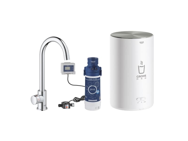 GROHE Red Mono, Standard, Krom, Digitaalinen, Enkelt, Tyyppi C, 150°