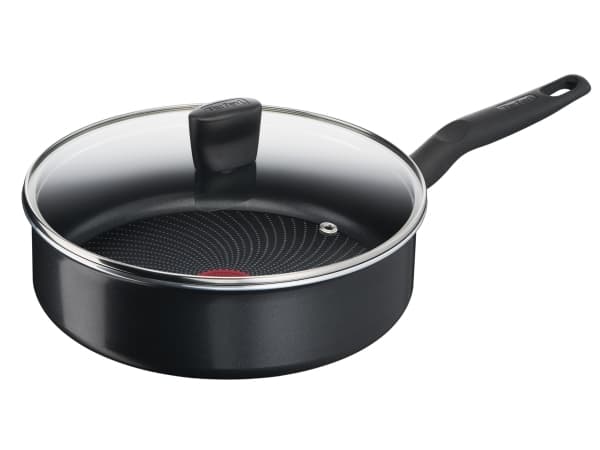 Tefal Start""easy C2673223, Pyöreä, Kuullotuspannu, Musta, Titaani, Alumiini, Lämpöpiste