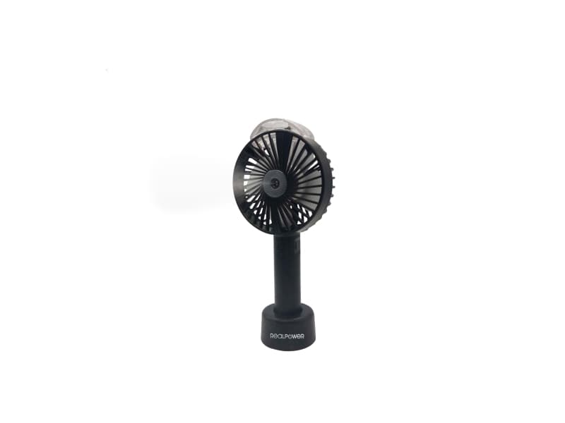 RealPower Mobile Fan Spray, Tuuletin, Harmaa, 1 kpl, 112 mm, 62 mm, 243 mm